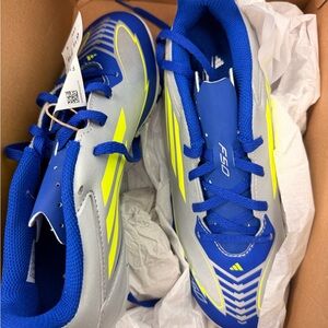 Adidas F50 Messi Soccer Cleats - Blue and Yellow